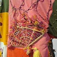 Detail Coat of many colours Bindweefsel