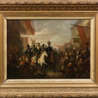 2018 05 schilderij intocht Willem II burgemeesterskamer